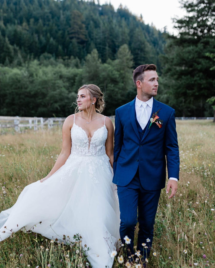 Eddy K Bride Hannah in Italia style Eve