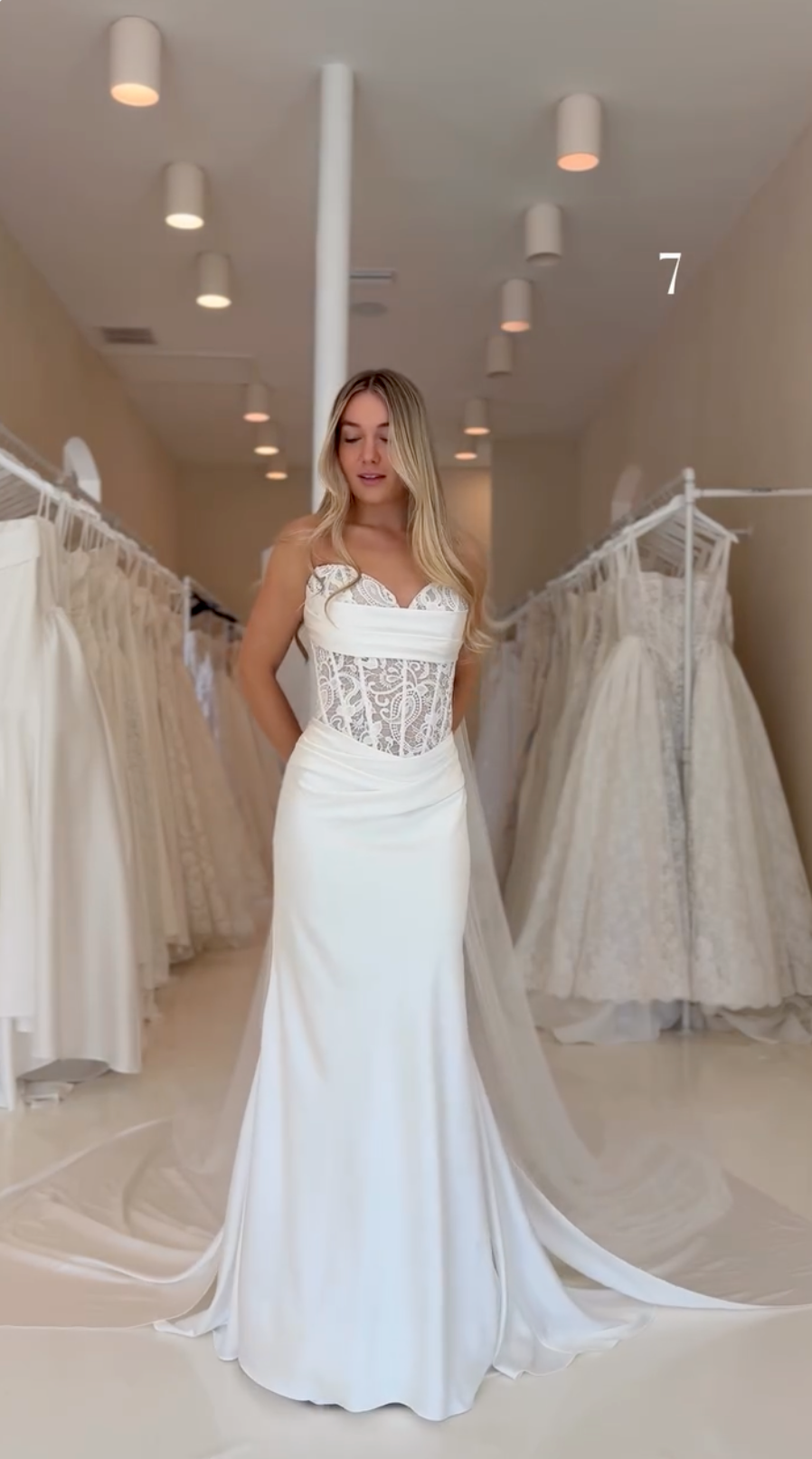 Agatha at One Bridal, shared on Instagram