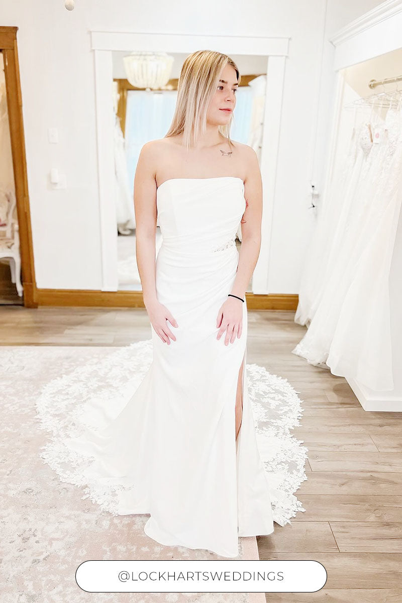 Pandora at Wild Rose Wedding Boutique, shared on Instagram