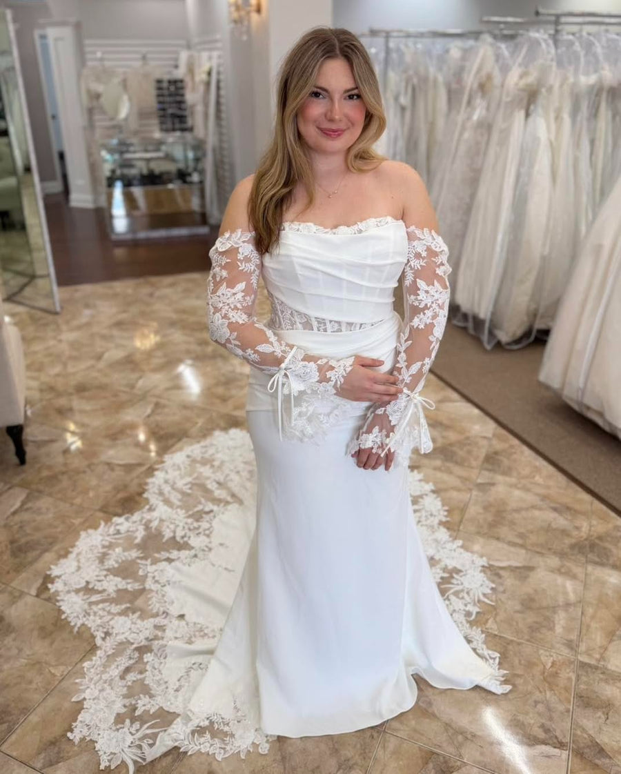 Giannina at Mimi's Bridal, shared on Instagram