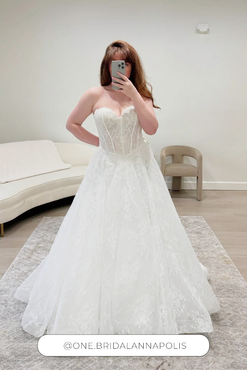Mabel at One Bridal Annapolis, shared on Instagram