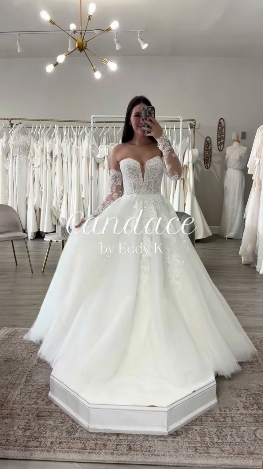 Candace at Imperial Formal Wear, shared on Instagram