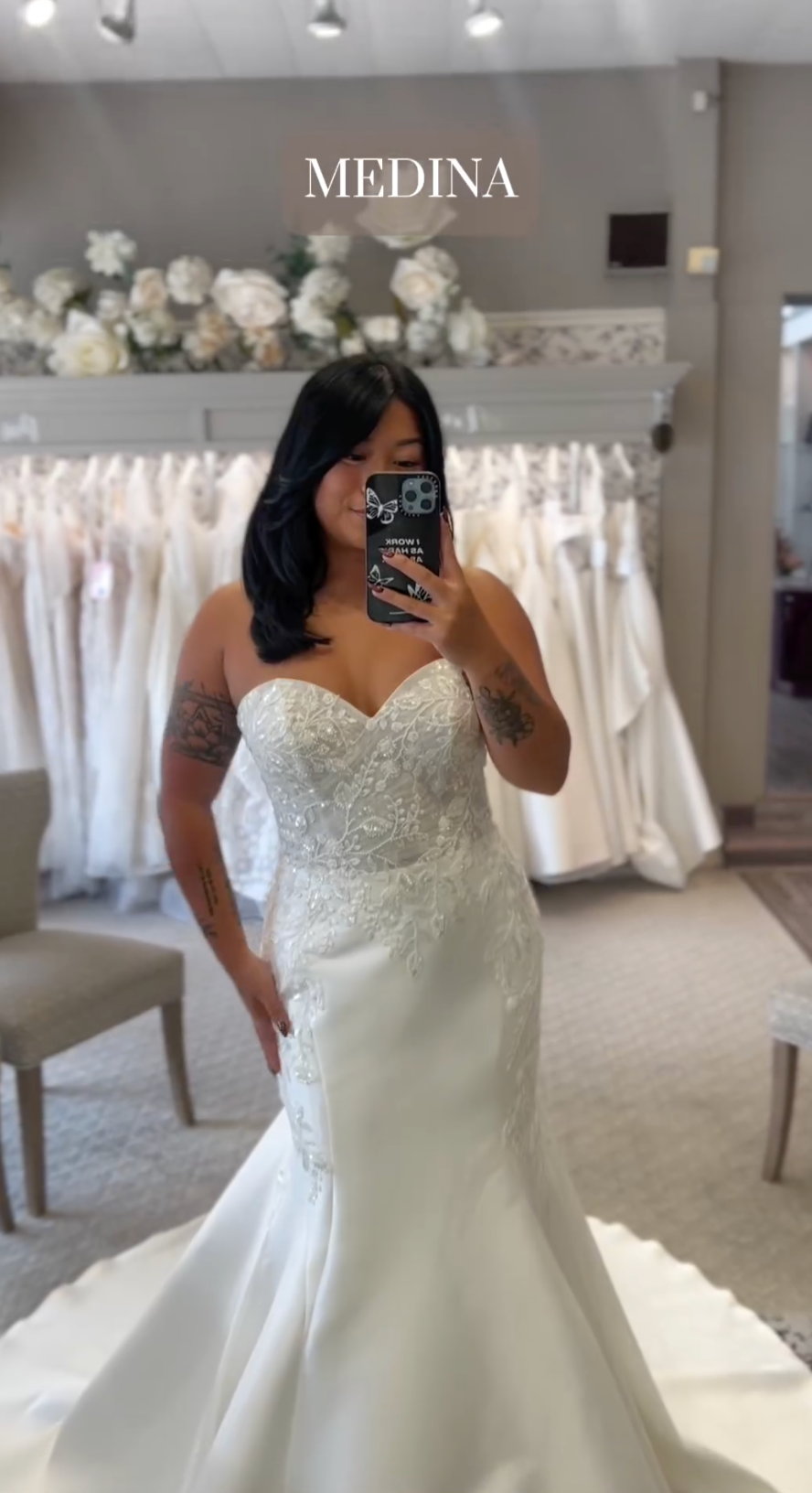 Medina da Bridal & Formal, condiviso su Instagram