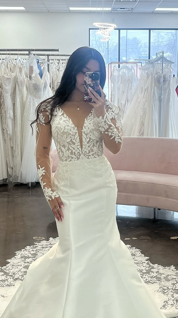 Carmela at Bliss Bridal Boutique, shared on Instagram