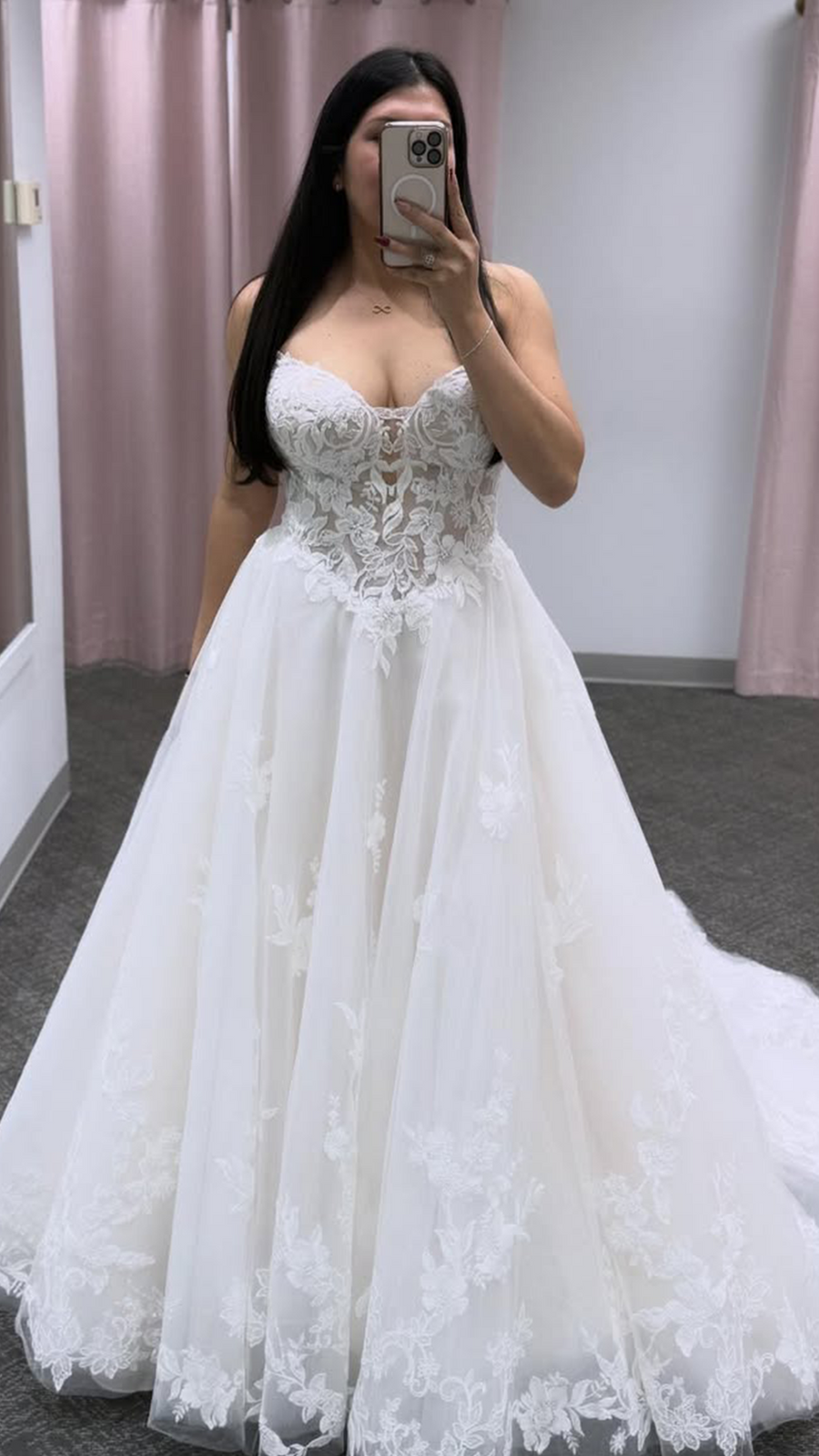 Cata at Margarita's Bridal, shared on Instagram