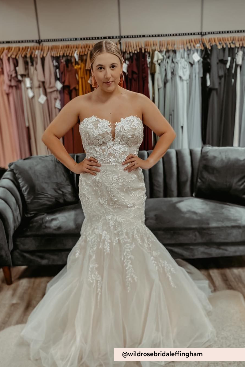 Claire at Wild Rose Bridal | Effingham, shared on Instagram