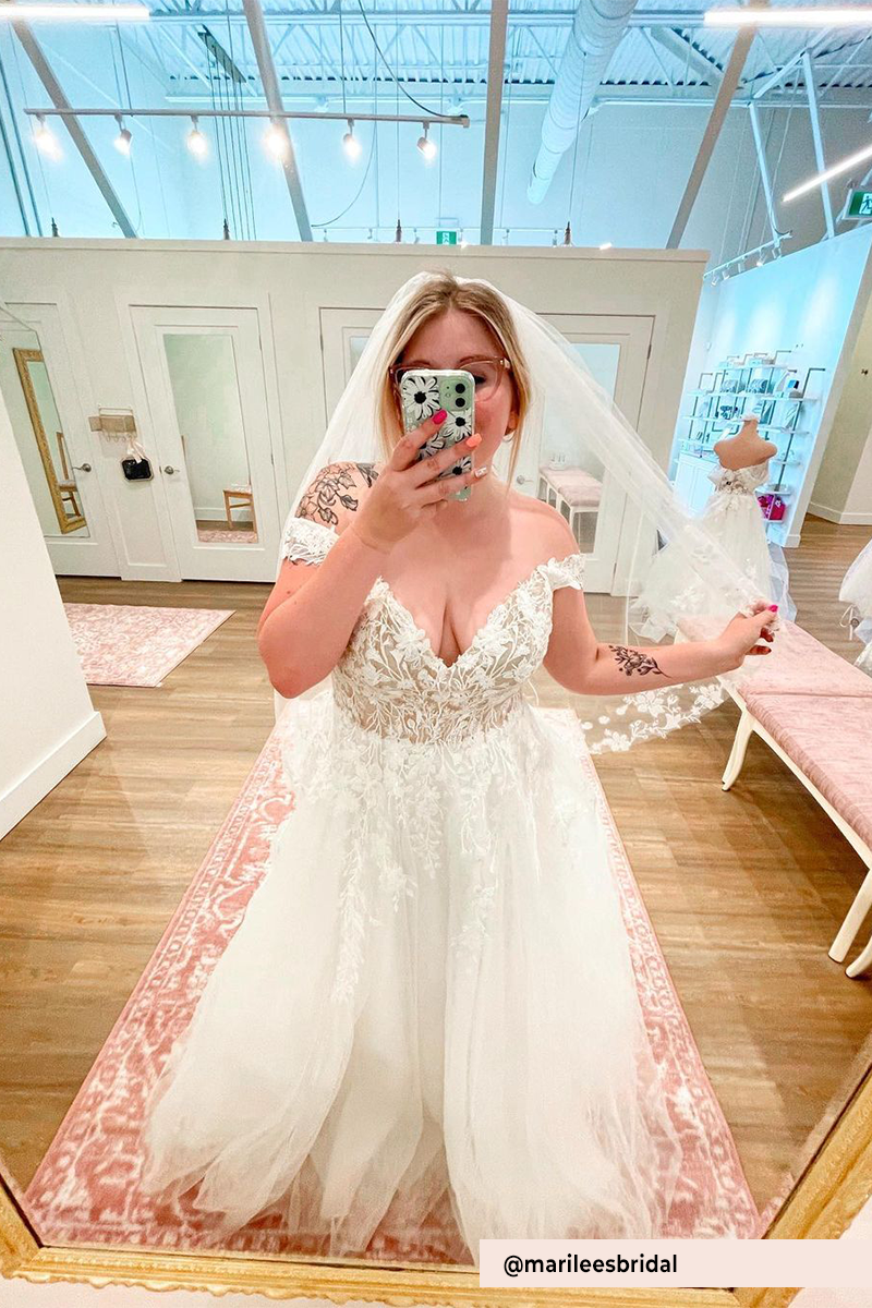 Lauren da Marilee's Bridal, condiviso su Instagram