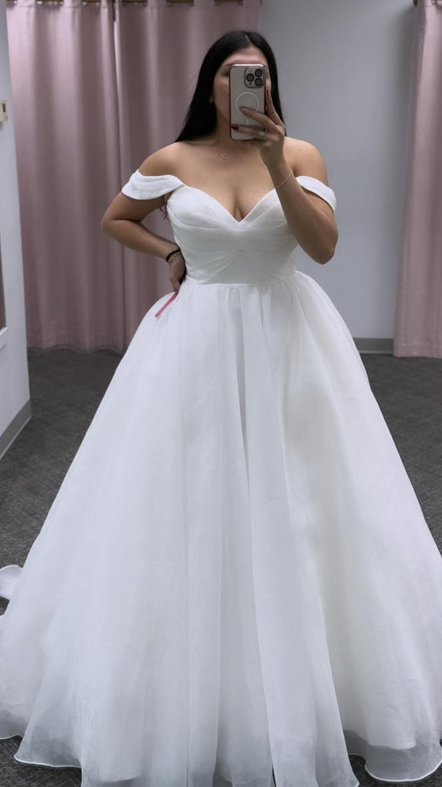 Bristol at Margarita's Bridal, shared on Instagram