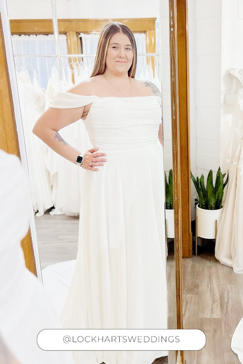 Elsie at Wild Rose Wedding Boutique, shared on Instagram