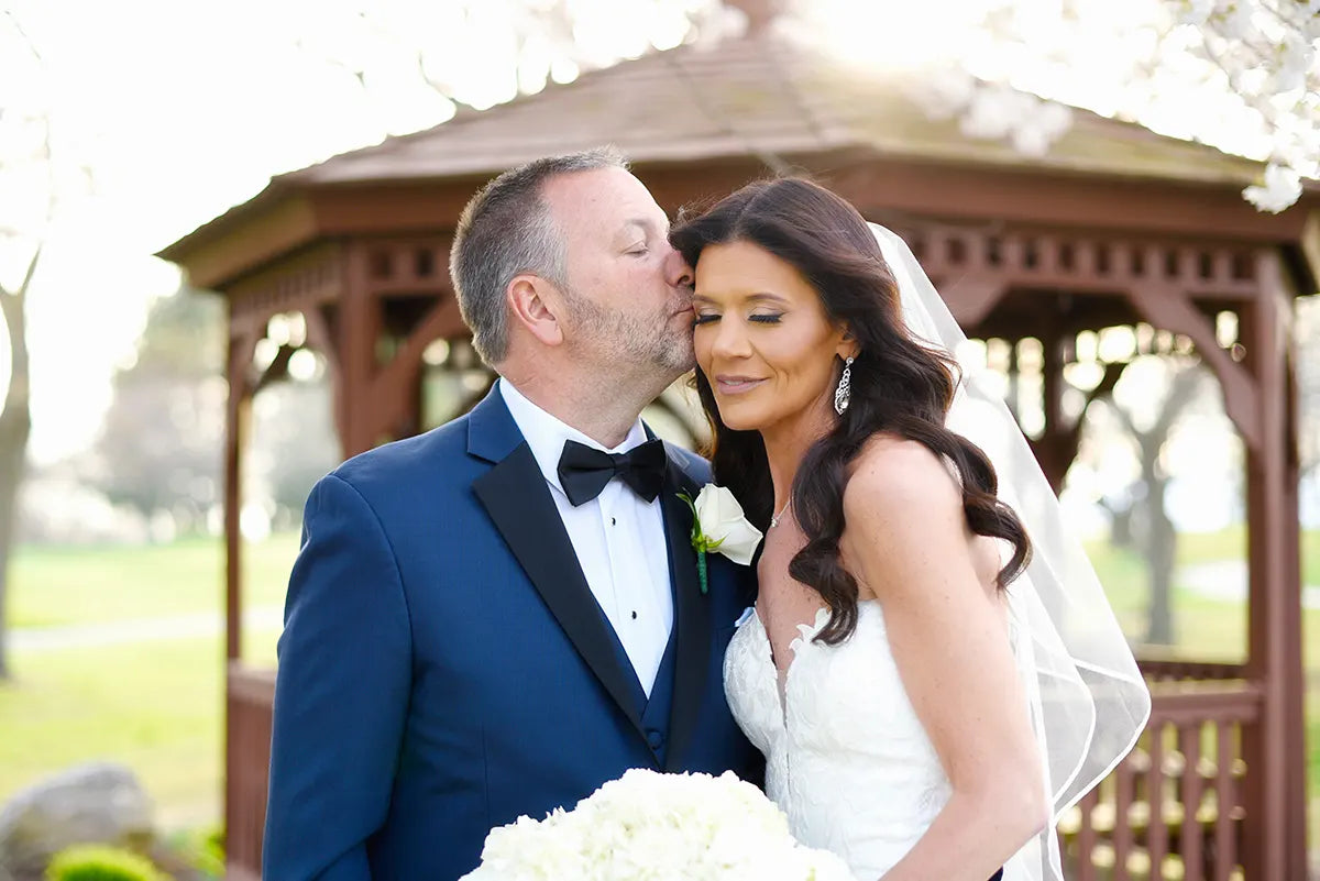 Real Bride Janet's Elegant Spring Wedding in the JODIE Gown | Eddy K Bride