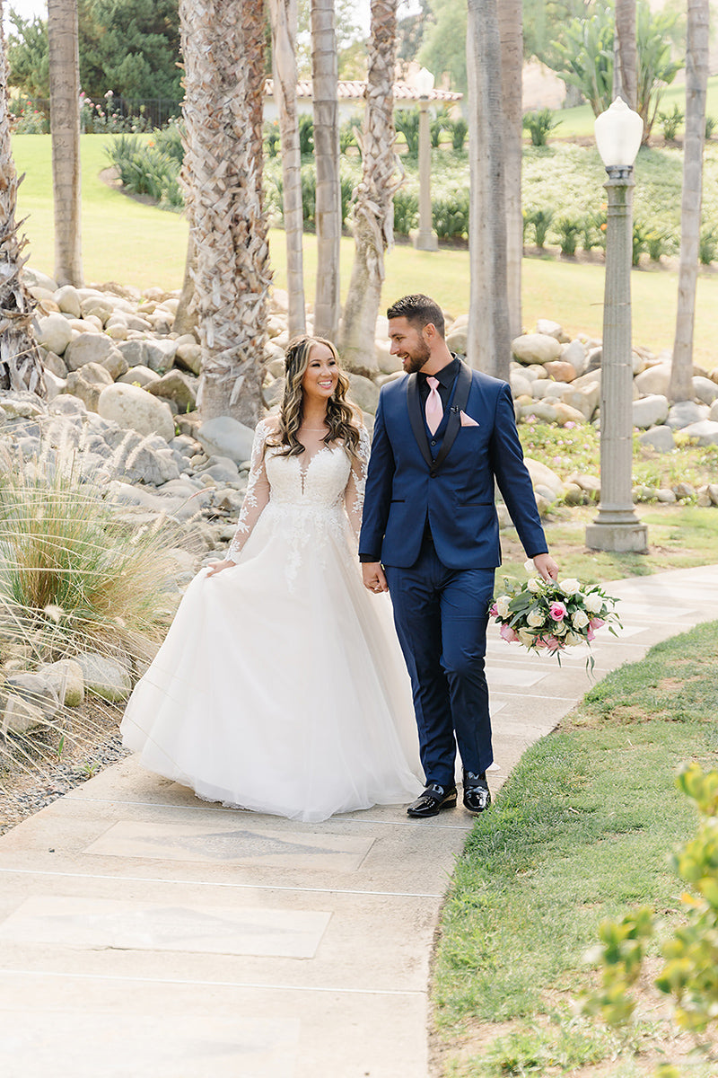 Eddy K Bride Hannah in Italia style Tasha