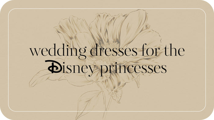 Wedding Dresses for the Disney Princesses