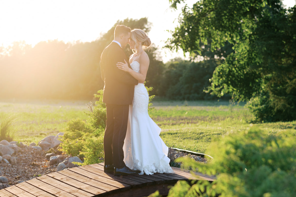 Real Bride Catherine's Elegant Timeless Wedding in the NIZA Gown | Eddy K Bride