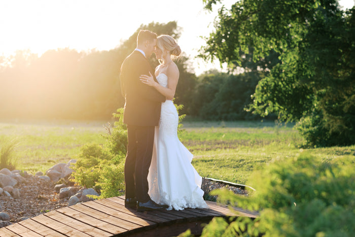 Real Bride Catherine's Elegant Timeless Wedding in the NIZA Gown | Eddy K Bride