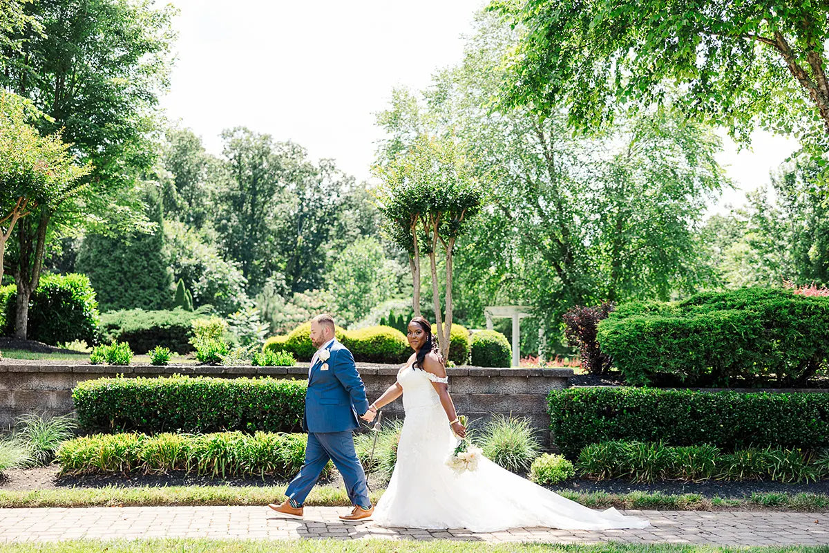 Real Bride Kendahl's Garden Wedding in the AVRIL gown | Eddy K Bride