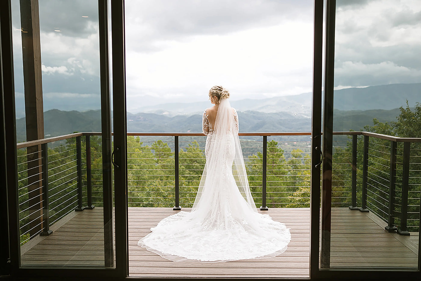 Real Bride Kaitlan in Milano Couture style Lavinia | Eddy K Bride
