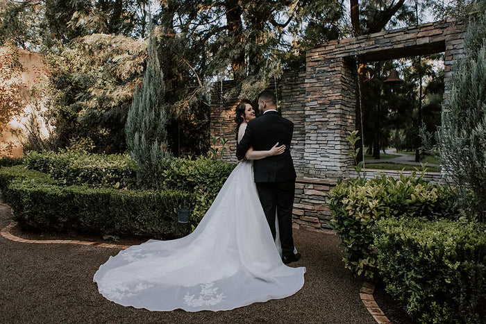 Real Bride Vanessa's South African Wedding in the ERIN Gown | Eddy K Bride