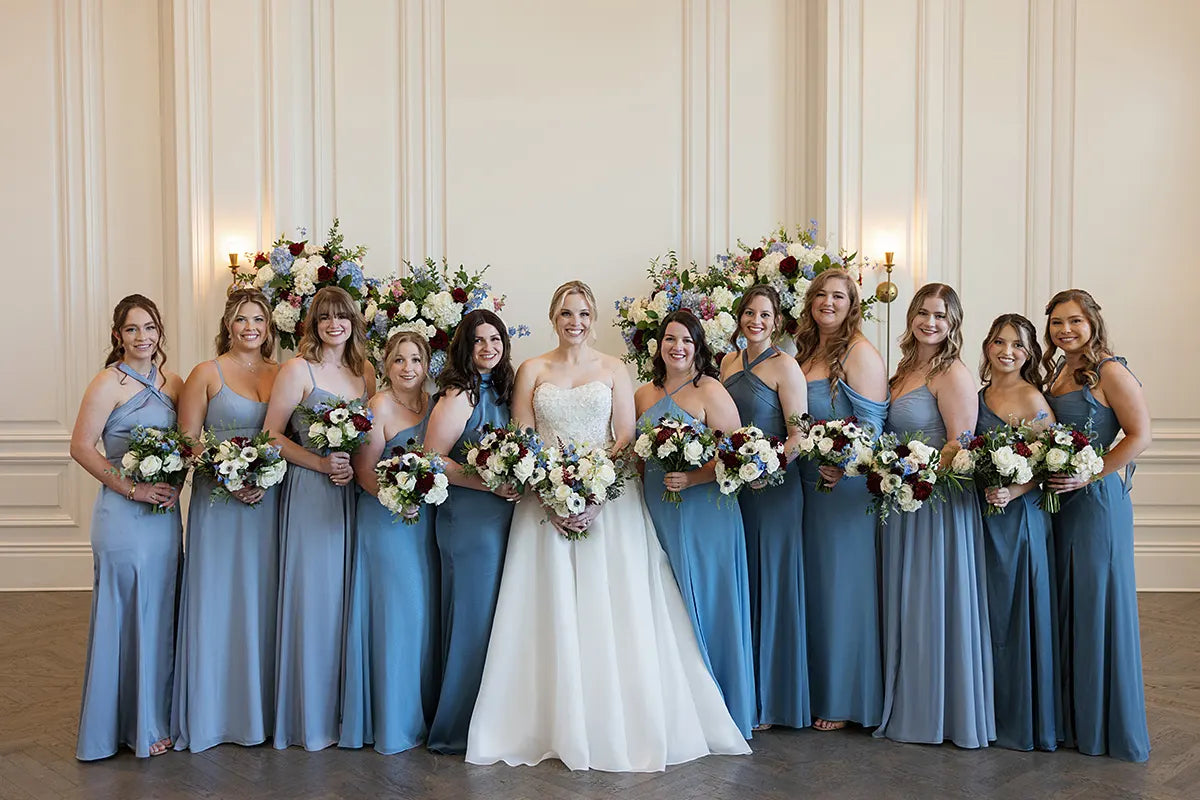 Real Bride Anneliese's Glamorous Ballroom Wedding in the LORETTA Gown | Eddy K Bride