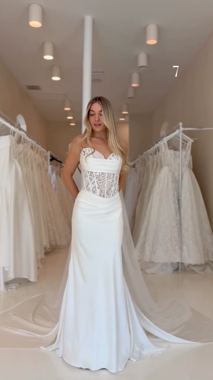 Agatha da One Bridal, condiviso su Instagram