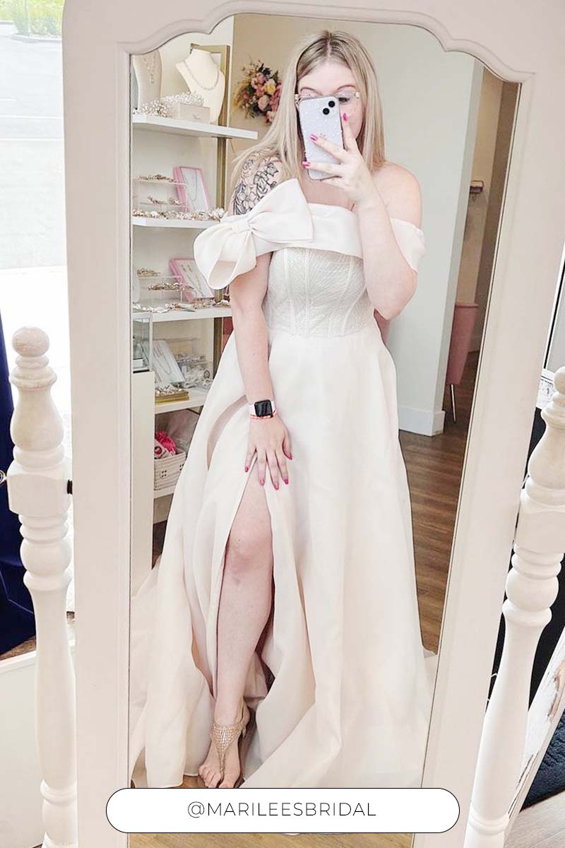 Cecilia da Marilee's Bridal, condiviso su Instagram
