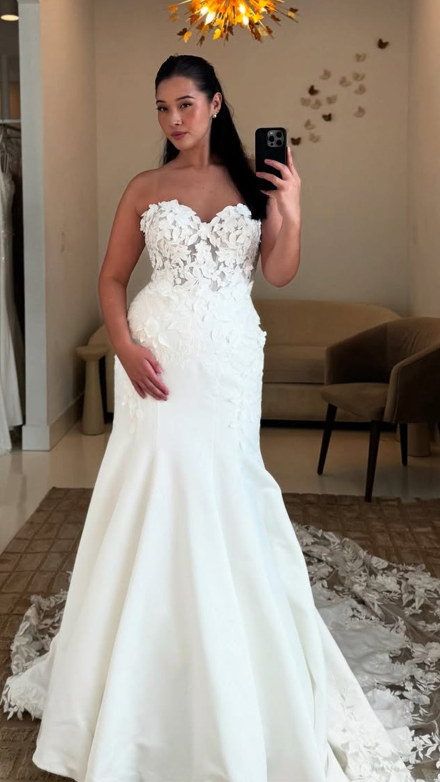 Isidora at One Bridal, shared on Instagram