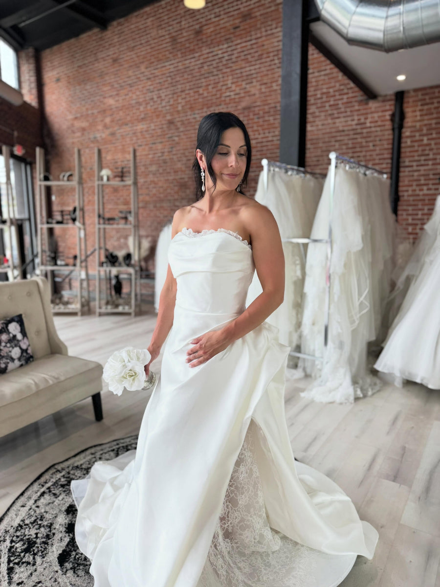 Positano at Carbonneau Bridal and Formalwear, shared on Instagram