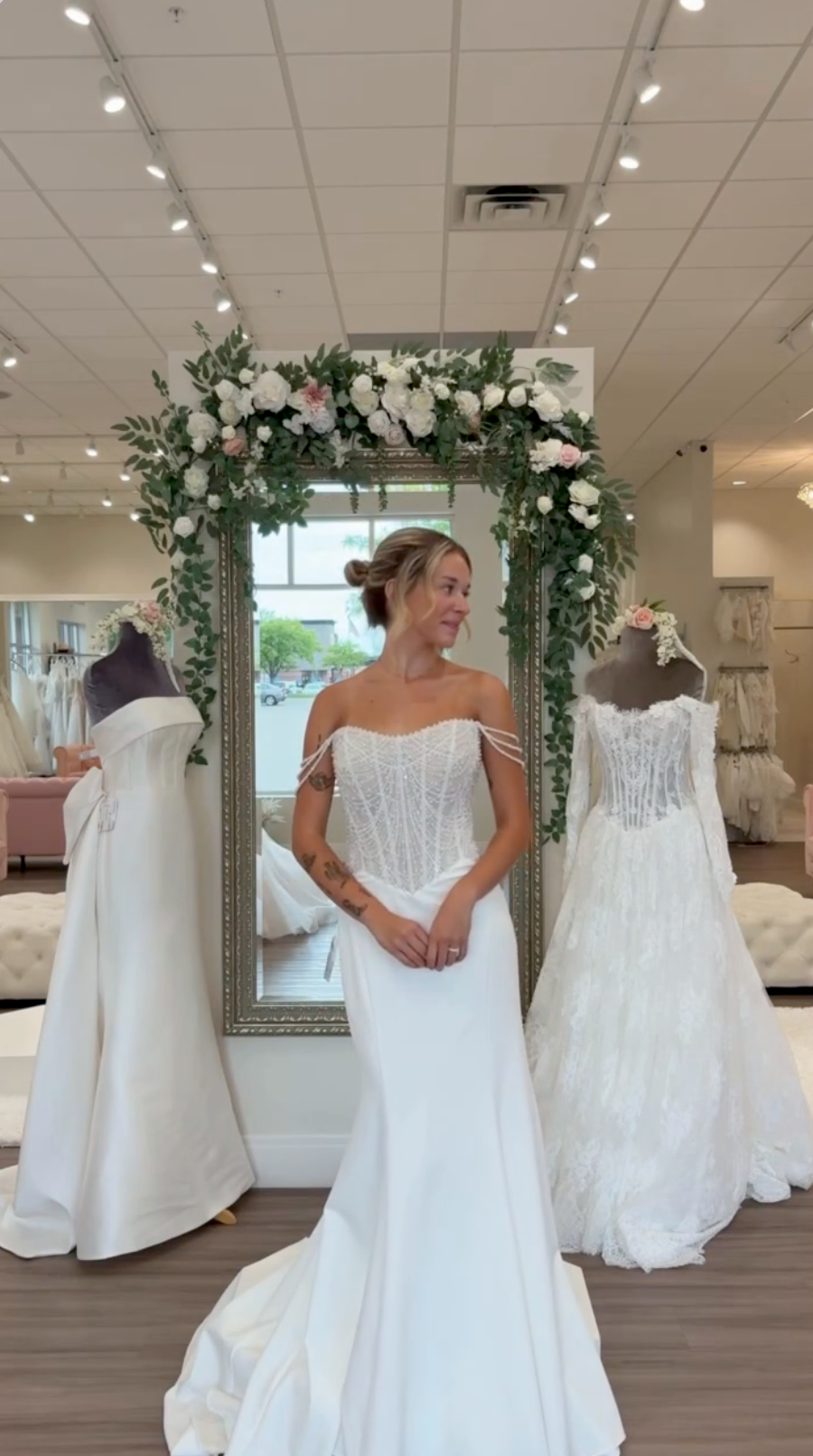 Cozumel at Our Shop Bridal, shared on Instagram