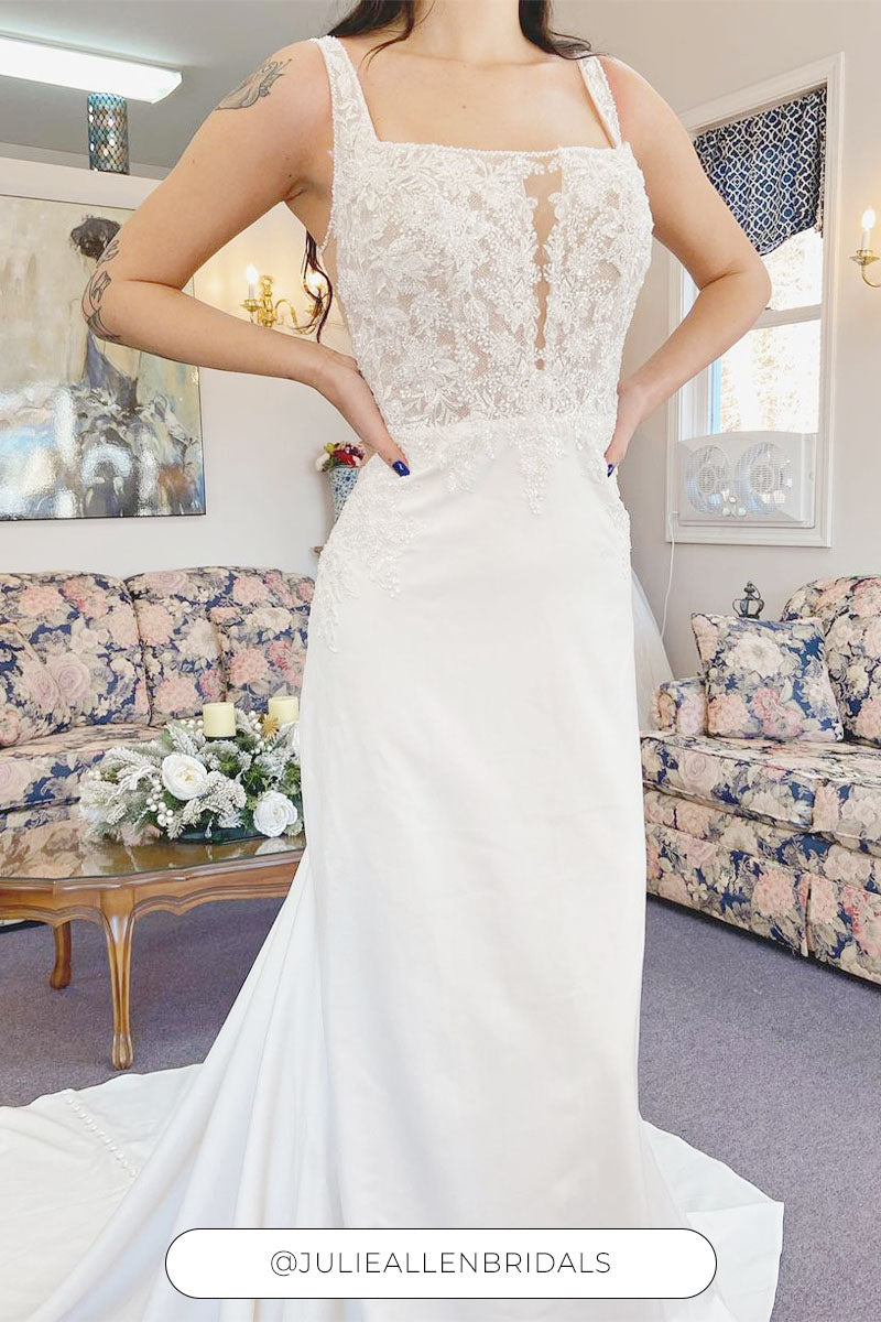 Emilia at Julie Allen Bridals, shared on Instagram