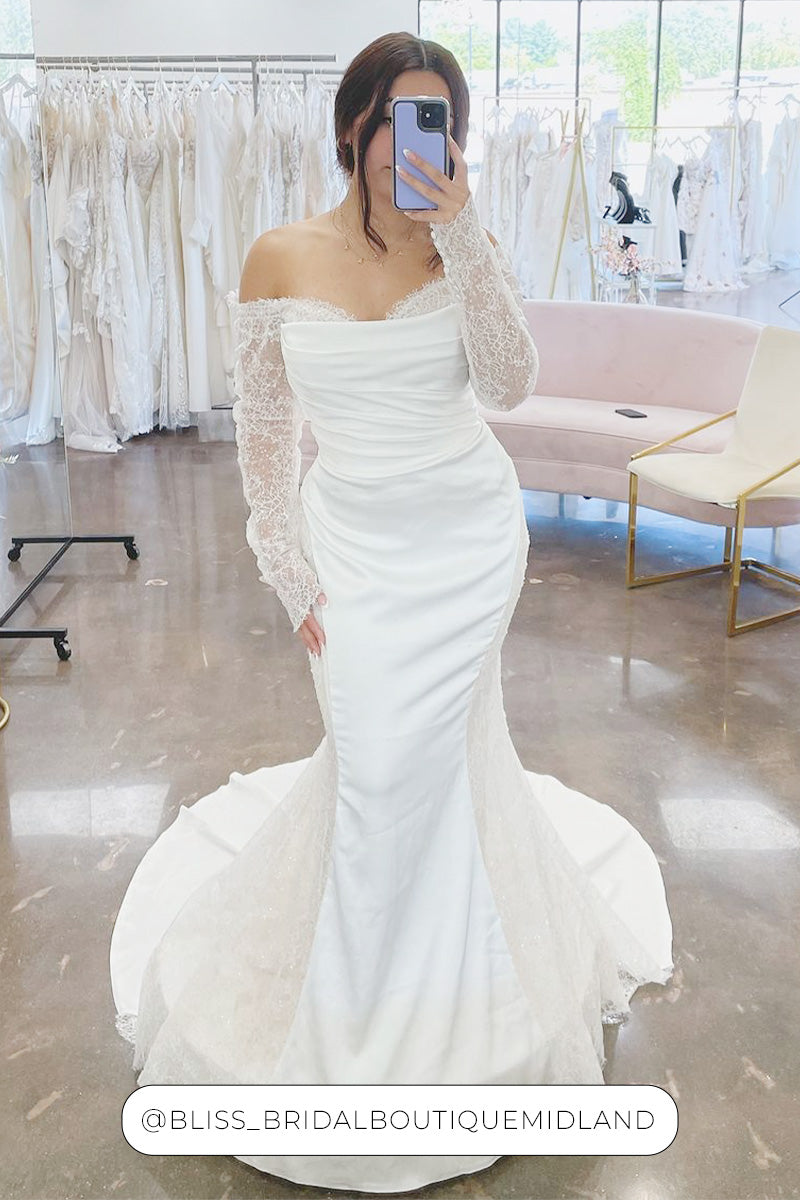 Zinnia da Bliss Bridal Boutique, condiviso su Instagram