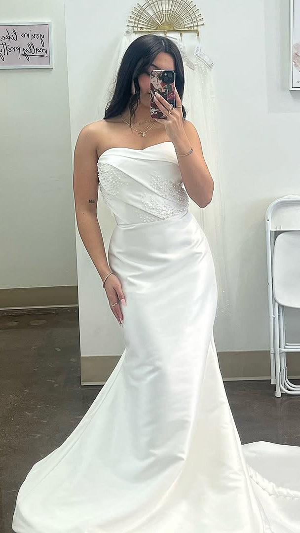 Zayla at Bliss Bridal Boutique, shared on Instagram