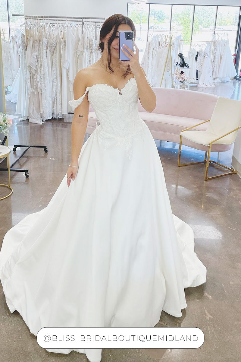 Gabrielle da Bliss Bridal Boutique, condiviso su Instagram