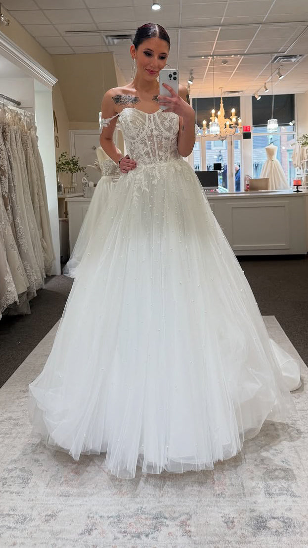 Halo at Martellen's Bridal, shared on Instagram